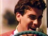 George Clooney in a 1984 Japanese TV commercial