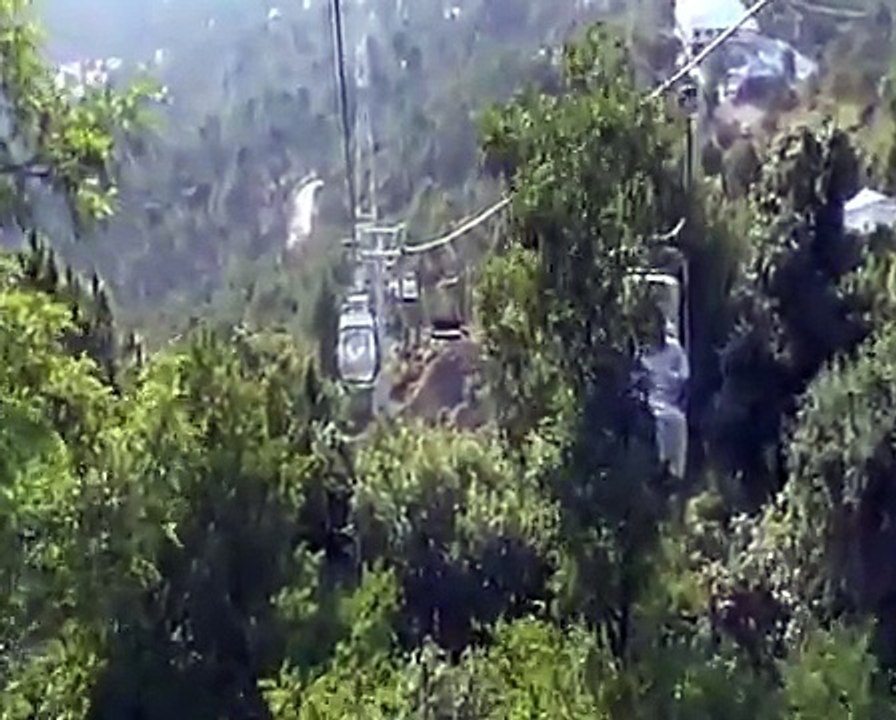 patriata, new murree, pakistan chair lift on way back