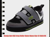 Heelys Dart HX2 Grey Roller Skate Shoes Size 12 Child UK