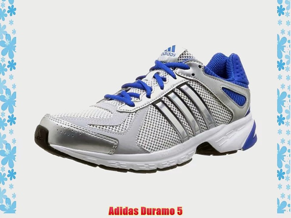 adidas Performance Mens Duramo 5 M-2 Running Shoes G96532 Running White  FTW/Metallic Silver/Blue - video Dailymotion