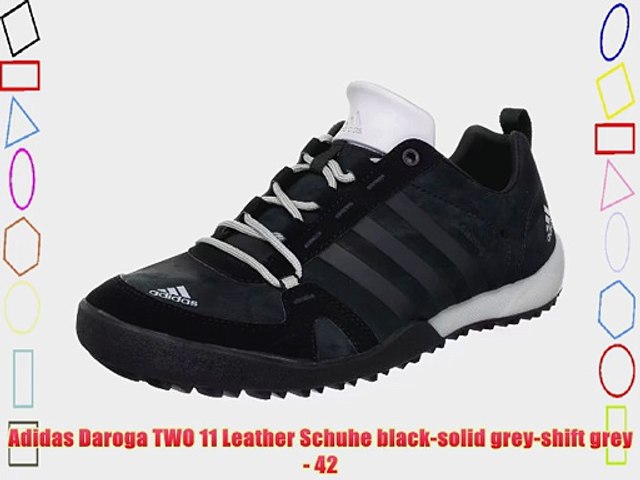 Adidas Daroga TWO 11 Leather Schuhe black-solid grey-shift grey - 42 -  video Dailymotion