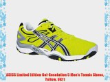 ASICS Limited Edition Gel-Resolution 5 Men's Tennis Shoes Yellow UK11
