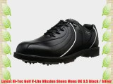 Hi-Tec Men's V-Lite Mission Black/Black/Silver Golf Shoe G001785/021/01 9.5 UK 43.5 EU 10.5