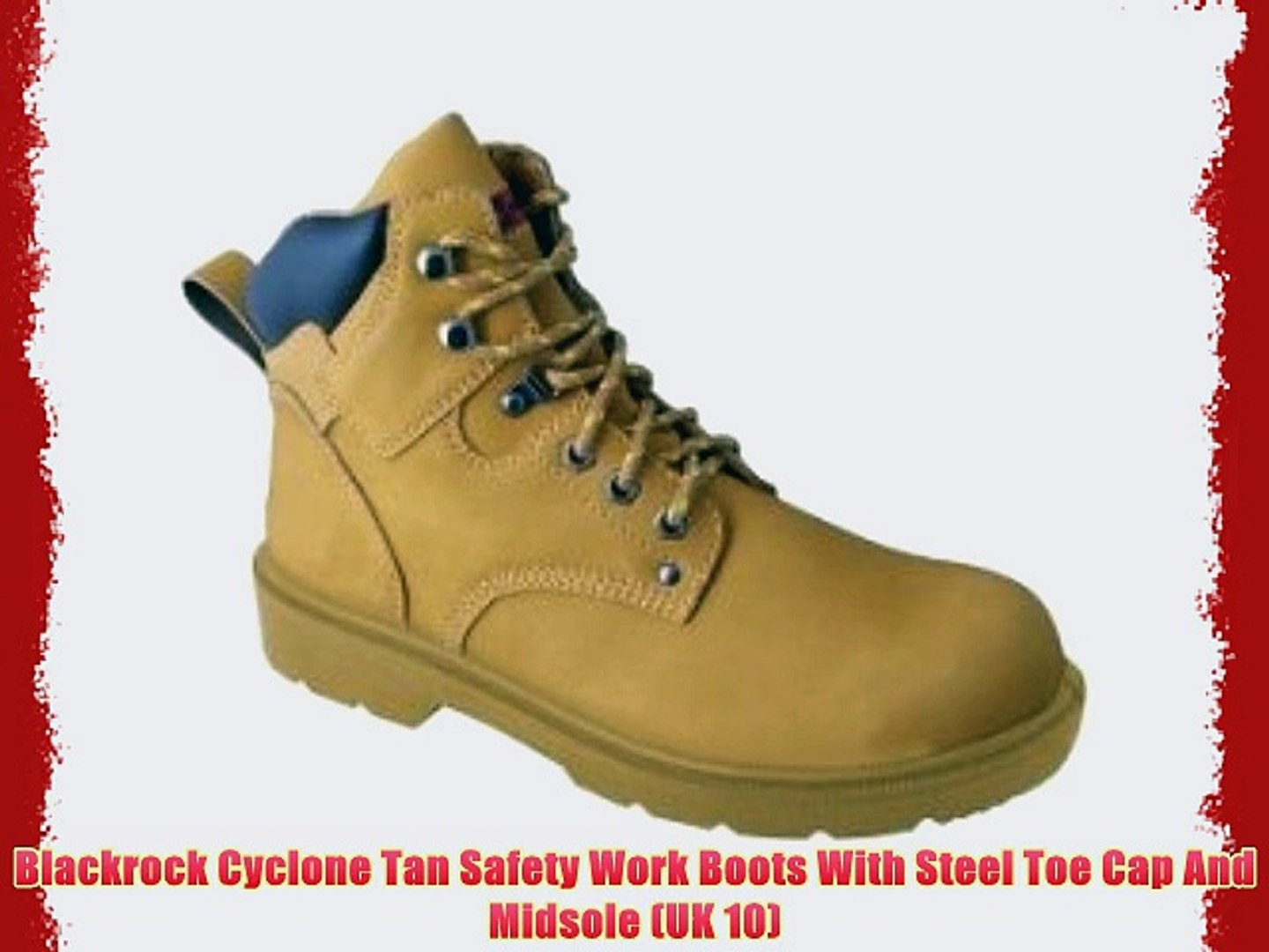 tan steel toe cap boots