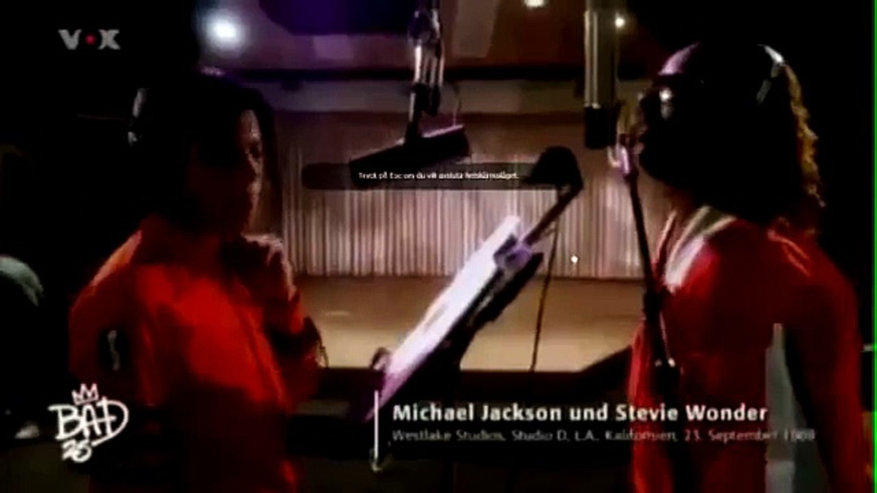 Michael Jackson and Stevie Wonder working in studio !!! RARE