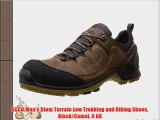 ECCO Men's Biom Terrain Low Trekking and Hiking Shoes Black/Camel 9 UK