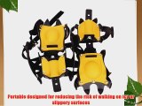 1 Pair of Anti-Slip Ice/Snow Shoe Crampons/Cleats/Gripper for Outdoor Climbing Walking
