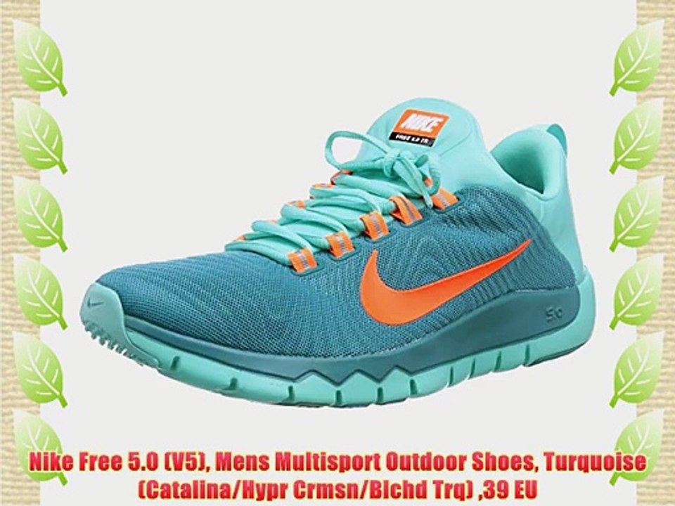 Nike Free 5.0 (V5) Mens Multisport Outdoor Shoes Turquoise (Catalina/Hypr  Crmsn/Blchd Trq) - video dailymotion