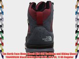 The North Face Mens Wreck Mid GTX Trekking and Hiking Shoes T0A4UVG3K Black/Biking Red 10 UK
