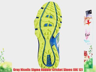 Gray Nicolls Sigma Rubber Cricket Shoes (UK 12)