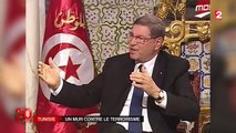 تقرير القناة الثانية الفرنسية حول الجدار الحدودي بين تونس وليبيا .