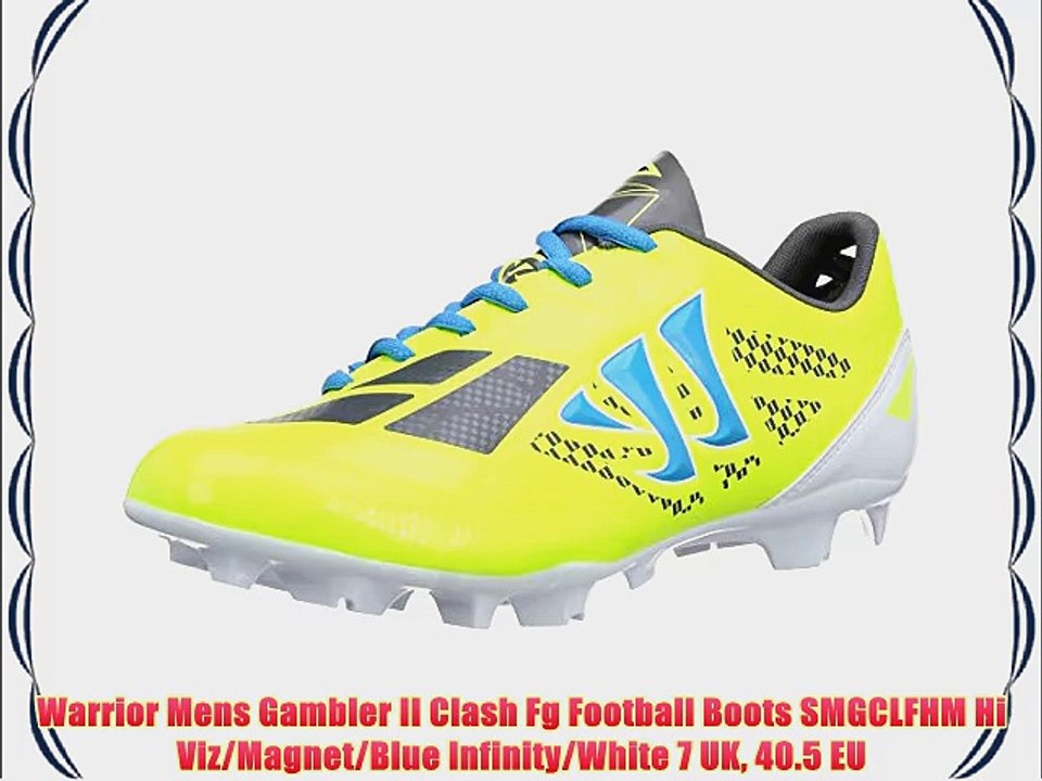 warrior gambler football boots