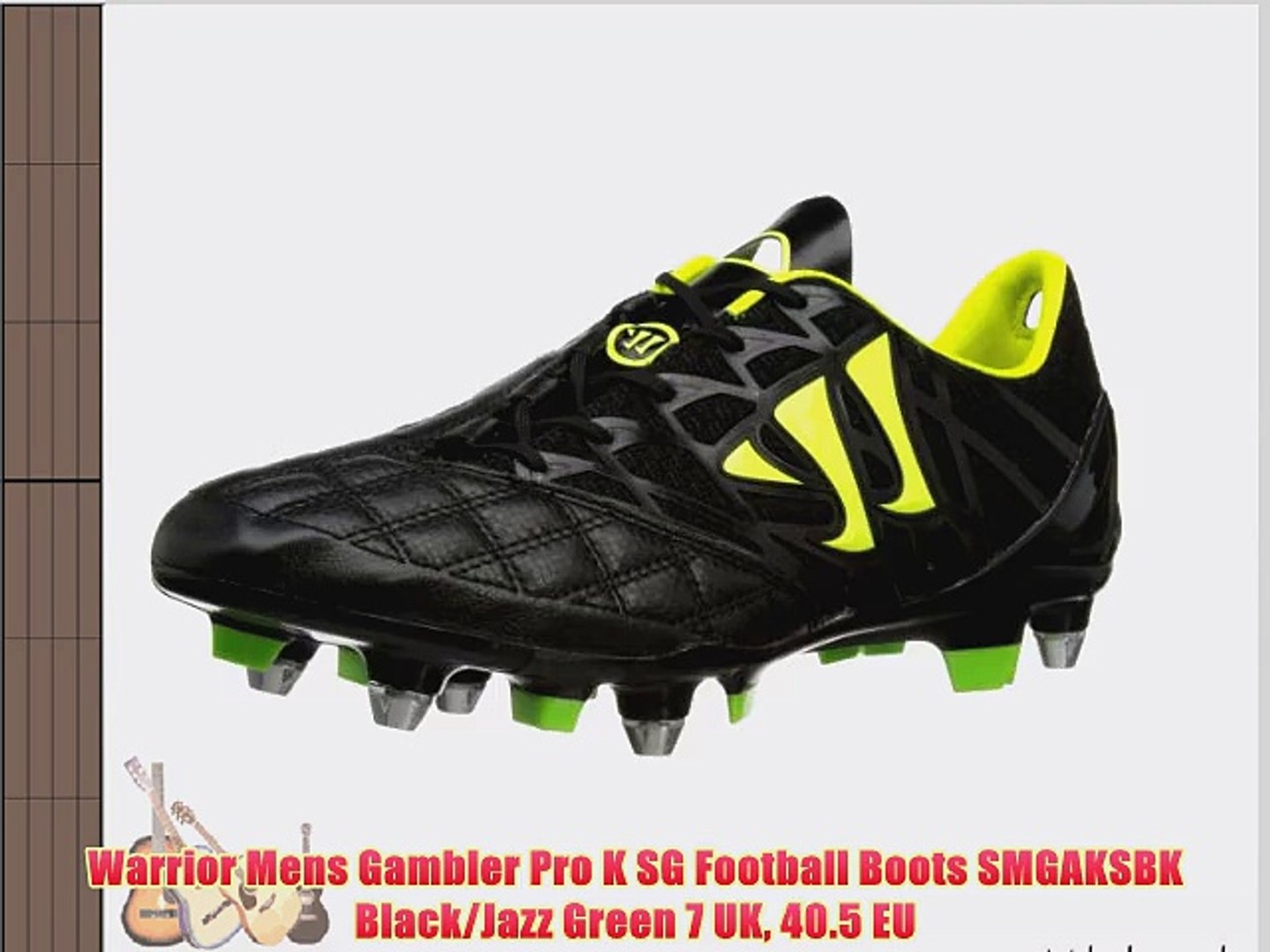 warrior gambler football boots