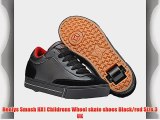 Heelys Smash HX1 Childrens Wheel skate shoes Black/red Size 3 UK