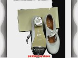 330 white tap pu tap shoes heel and toe taps adult new (2)