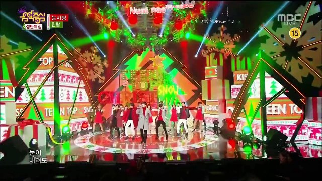 [Vietsub+Kara] Snow Kiss (live) - TEENTOP