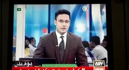 علامہ رب نواز حنفی یوم علی رضی اللہ عنہ جلوس کی قیادت کرتے ہوئے