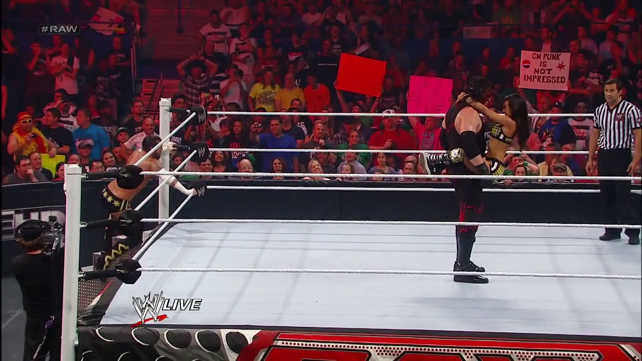 CM Punk & AJ vs. Daniel Bryan & Kane: Raw, June 11, 2012