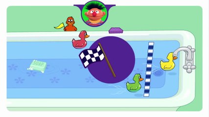 Play With Me Sesame Duckie Races Cartoon Animation Sprout PBS Kids Game Play Walkthrough