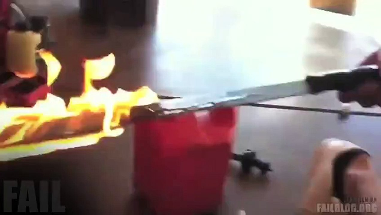 Machete Stunt FAIL