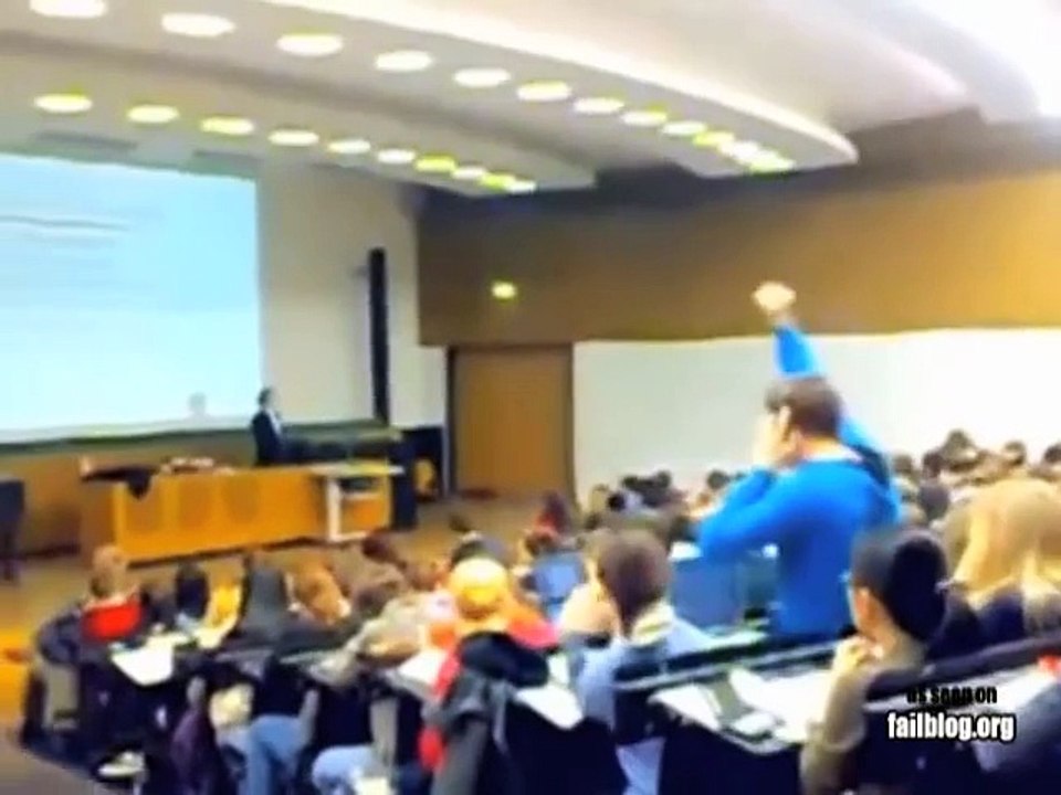 Watching Soccer In Class FAIL