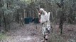 Me shooting 3d archery with my longbow