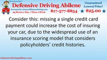 Is Your Auto Insurance Cost Affected By Your Credit Score?