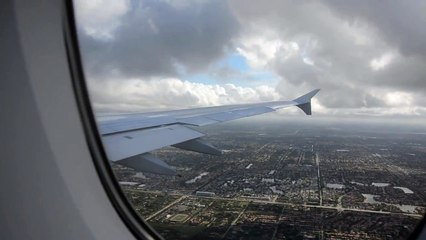 Lufthansa A380 Landing in Miami