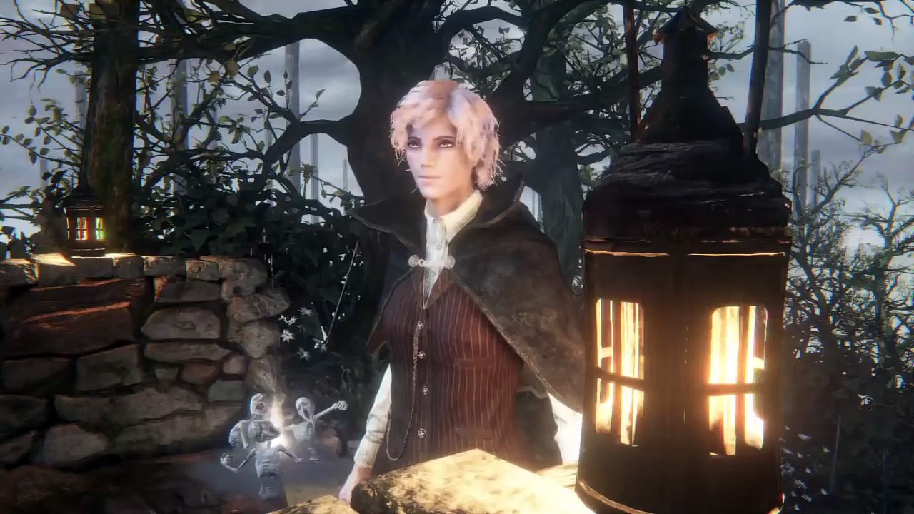 Bloodborne Character Creation Female Short Pink Hair