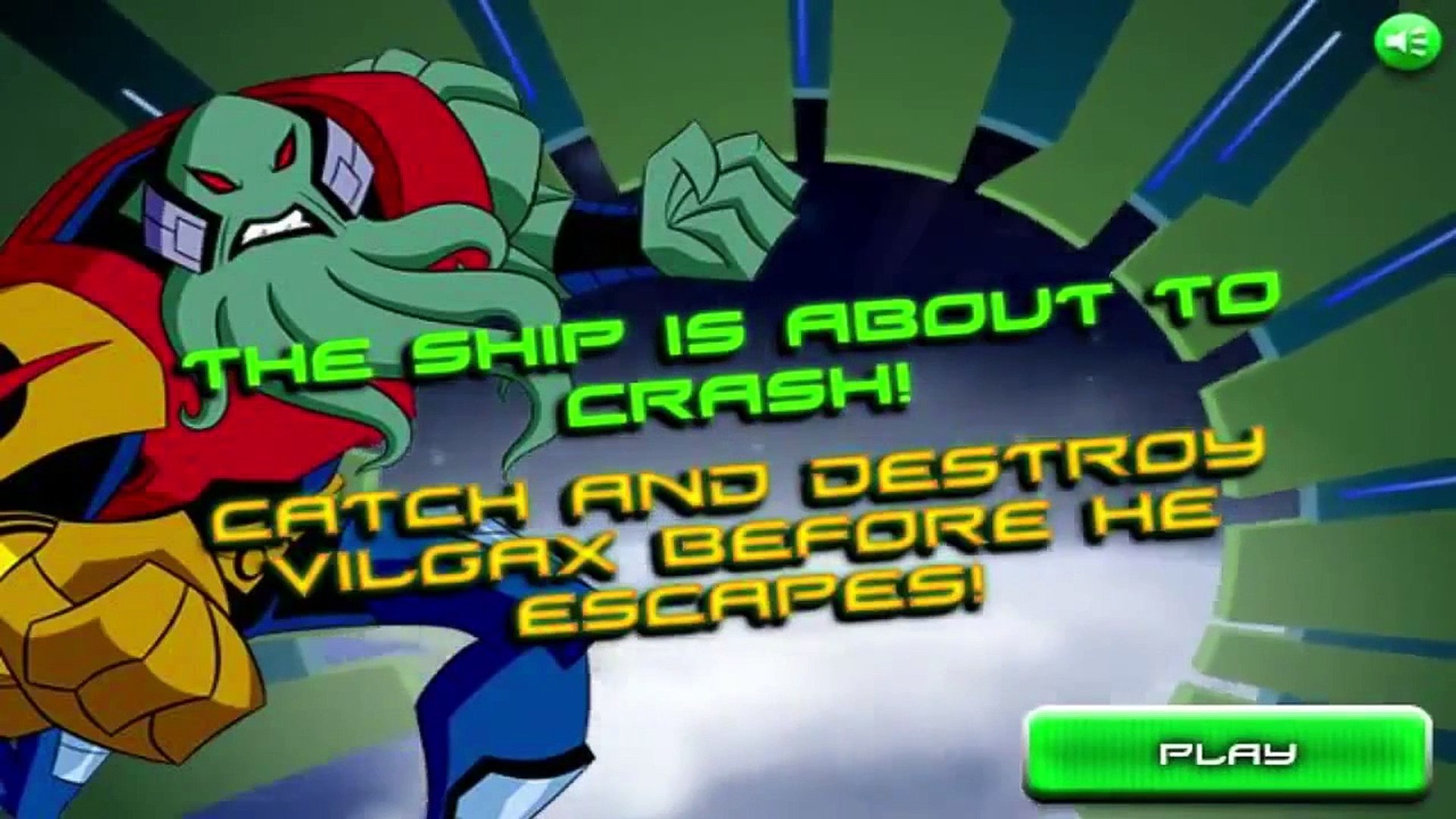 Ben 10 Vilgax Crash - Cartoon Network Games: Ben 10 Alien Force