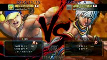 USF4 - sako (Elena) vs Kazunoko (Yun) - TL4A Round5 Battle4
