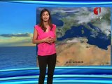 النشرة الجوية على القناة الوطنية في حلة جديدة مع ملكة جمال تونس راوية الجبالي