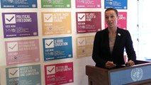 Danish Minister for Environment Kirsten Brosbøl votes for MY World 2015