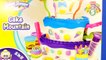 Play Doh Birthday Cake Mountain 2 in 1 Sweet Shoppe Playdough Cake Machine Play Doh Molds Toys