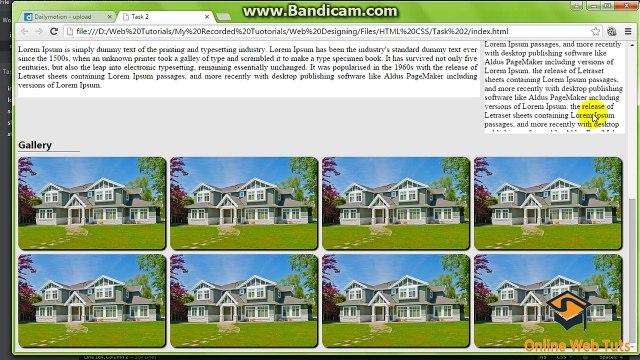 Online Web Tutorials In Urdu Designing the website Part 24