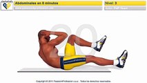 Abdominales en 8 minutos   Nivel 3   P4P Music