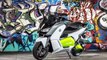 photo evolution action New C BMW electric scooter compilation outdoor 2013