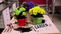 How to Cake... A FLOWER POT CAKE! Chocolate cake layered with coffee buttercream and edible dirt!