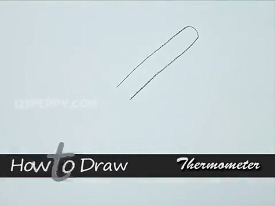 How to Draw a Thermometer