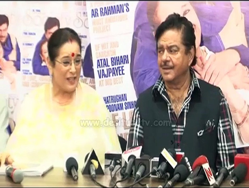 Shatrughan's Wife Poonam's Hilarious But Romantic Reply :He Is DHave A Wifamn Lucky Guy To e Like Me