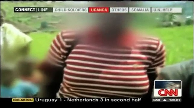 CNN report on child soldiers, featuring War Child beneficiary Juliet