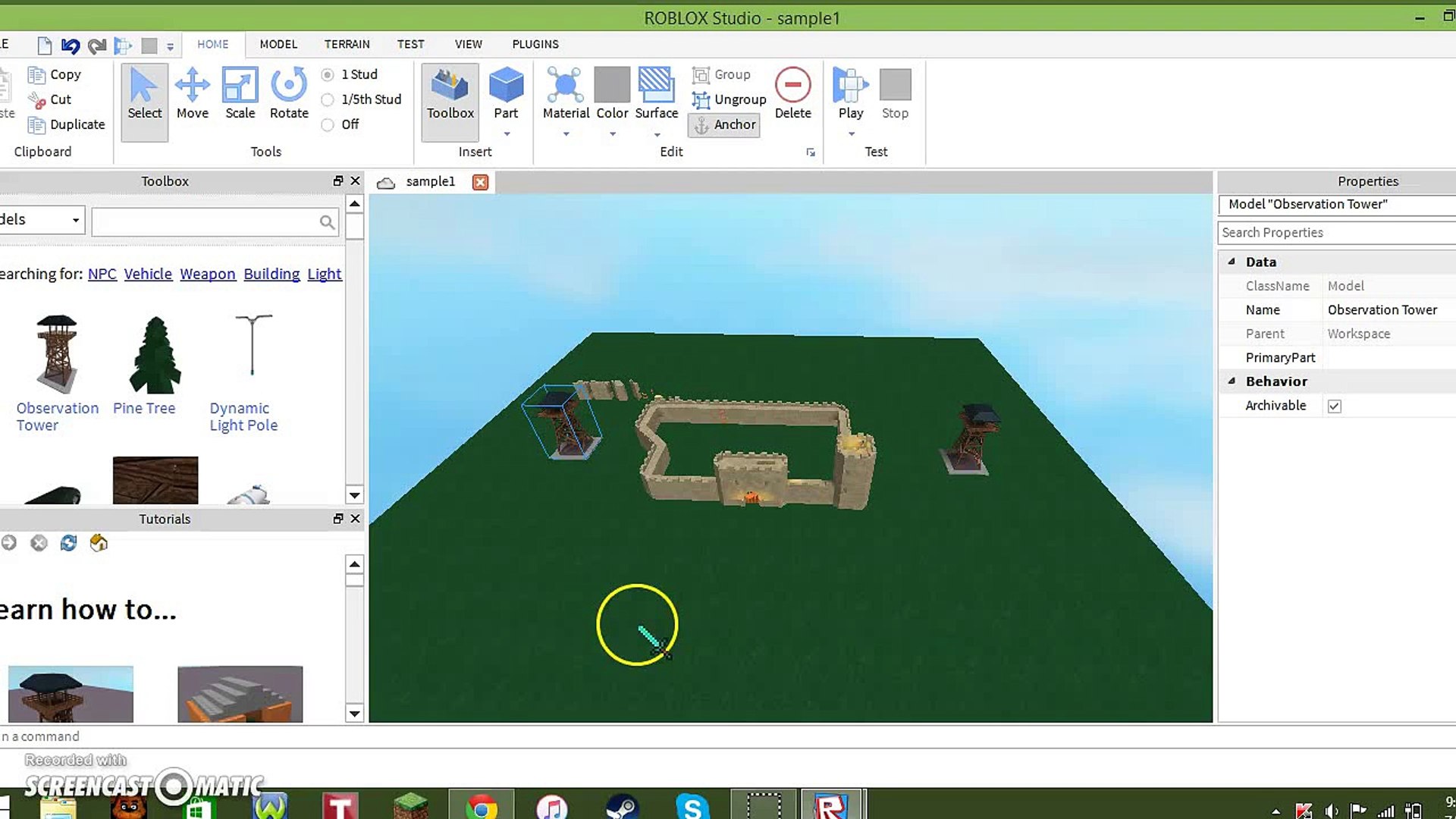 Roblox Studio Tutorial Ep1 How To Publish Video Dailymotion - roblox primarypart