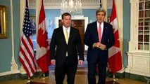 Secretary Kerry Delivers Remarks With Canadian Foreign Minister Baird