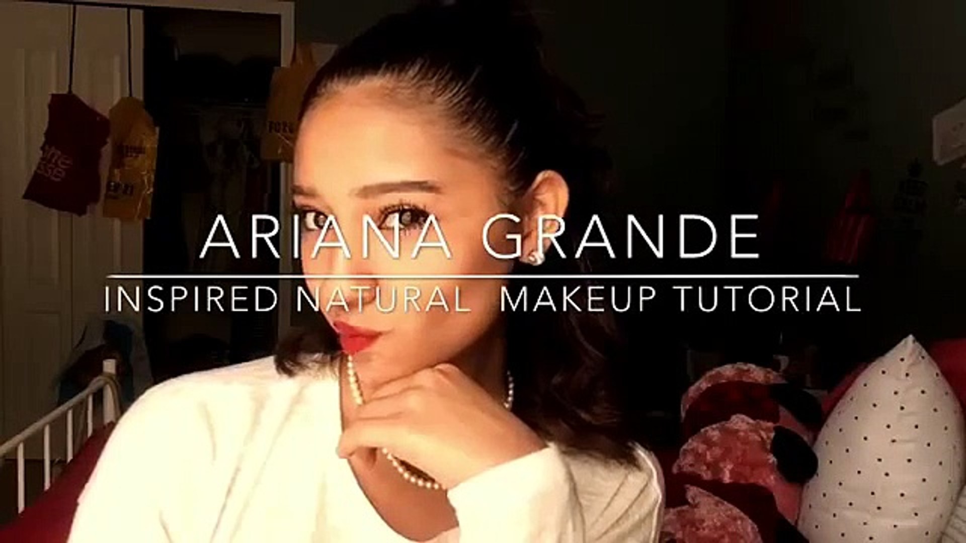 Ariana grande Natural makeup tutorial