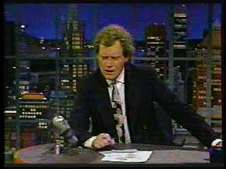 Gary Busey on Letterman 1990