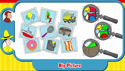 Curious George Big Picture Cartoon Animation PBS Kids Game Play Walkthrough [Full Episode]