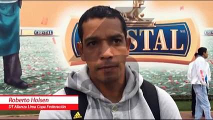 Roberto Holsen: “En Alianza Lima trabajamos para ser protagonistas”
