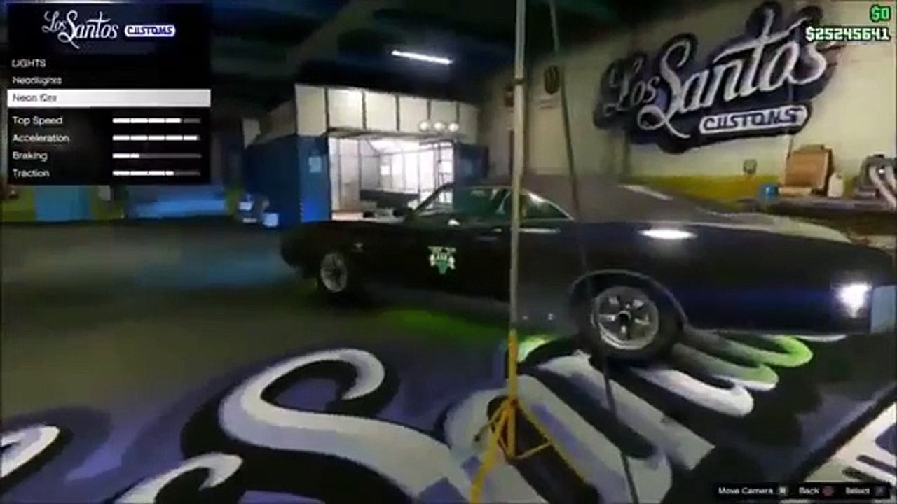 GTA V PS4 xbox one NEW car tuning , neon lights The Duke