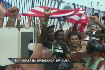 Download Video: Estados Unidos reabrem embaixada em Cuba