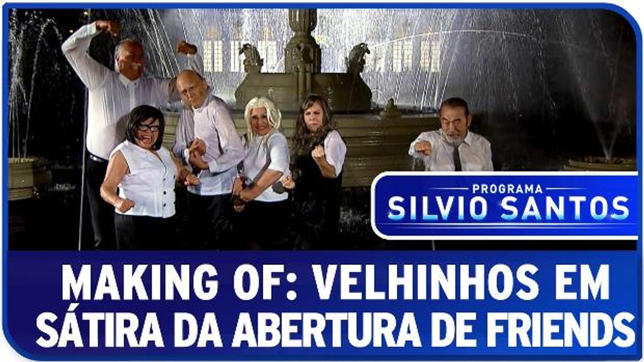 Vídeo exclusivo dos bastidores: Velhinhos fazem...